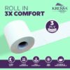 Kressa Finesse 3Ply Toilet Paper, 8 Rolls x 300 Pulls Per Roll - image 4