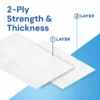 Kressa 2 Ply Face Tissues, 100 Pulls Per Box - image 3