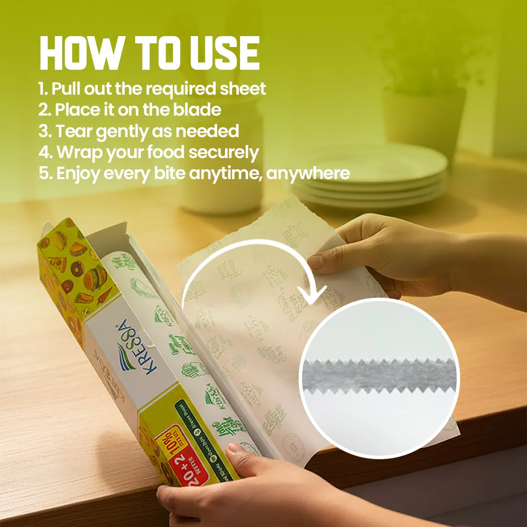 Kressa Food Wrapping Paper, 20+2 Mtrs Length - image 8