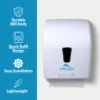 Kressa Autocut Hard Roll Paper Towel Dispenser - image 7