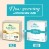 Kressa Premium 2 Ply Paper Napkins (40X40 cm), 50 Pulls Per Pack - image 2