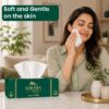 Kressa 3 Ply Face Tissue Box (Emerald Green), 80 Pulls Per Box - image 2
