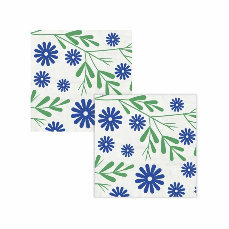 Kressa Printed Paper Napkins For Party, 2 Ply 50 Pulls per Pack Printed Tissue Paper - image 2