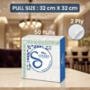 Kressa Printed Napkins For Party (Classic Prints), 2Ply 50 Pulls per Pack Printed Tissue Paper - image 4