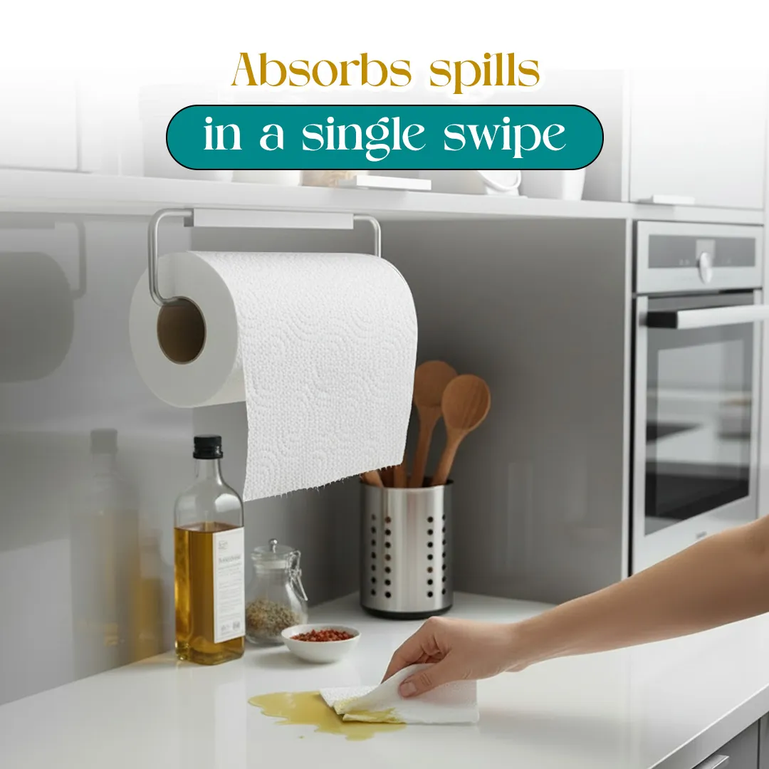 Kressa Kitchen Tissue Roll, 2 Ply, 60 Pulls Per Roll - image 5