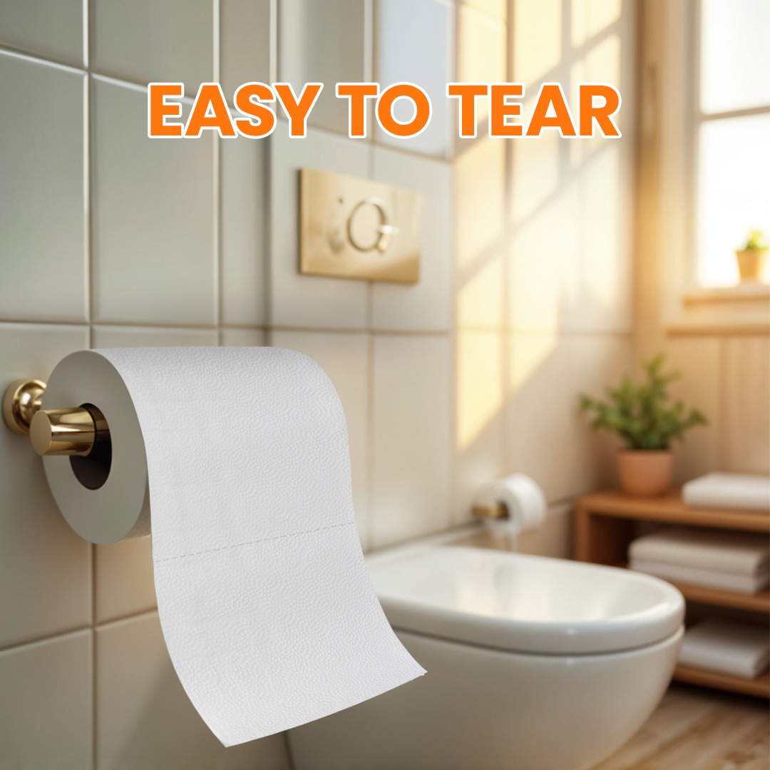 Kressa Bathroom Tissue Roll, 2 Ply, 10 Rolls x 200 Pulls Per Roll - image 5