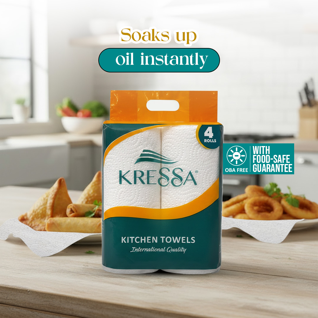 Kressa Kitchen Roll 4in1, 2 Ply, 240 Pulls Per Roll - image 5