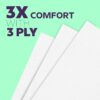 Kressa Finesse 3Ply Toilet Paper, 8 Rolls x 300 Pulls Per Roll - image 6