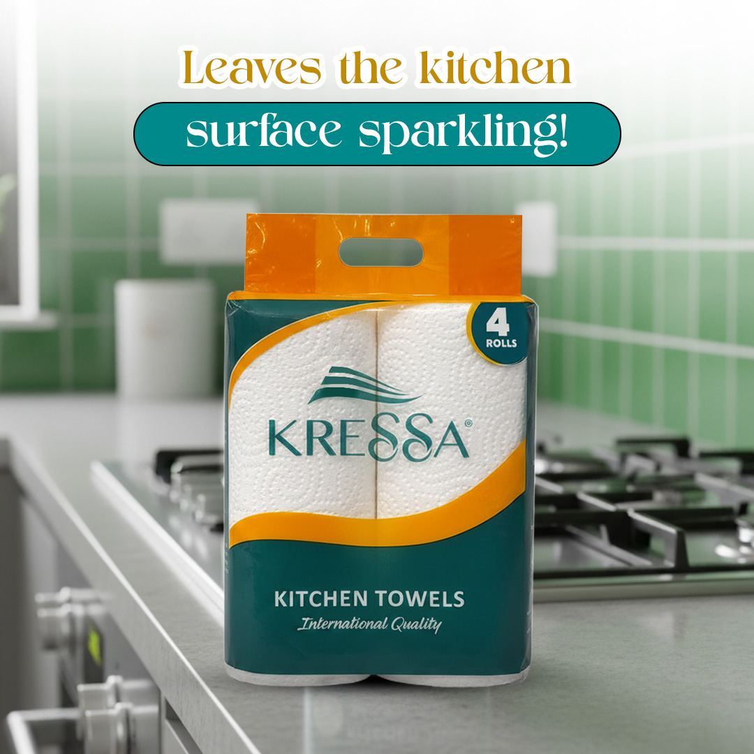 Kressa Kitchen Roll 4in1, 2 Ply, 240 Pulls Per Roll - image 7