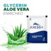 Kressa Refreshing and Cleansing Wet Wipes, pH Balanced, Individually Packed Single Wipes - image 2