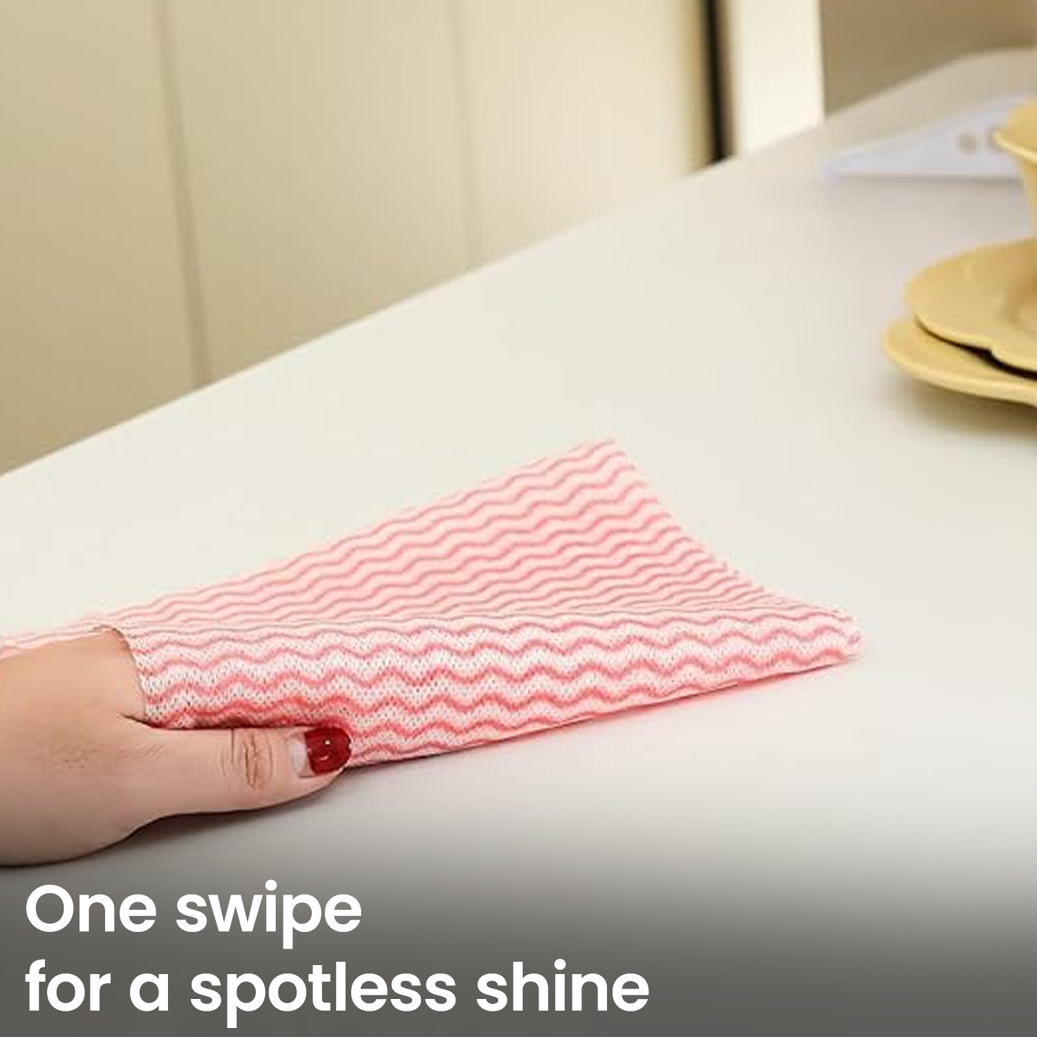 Kressa Non Woven Kitchen Towel Roll, Reusable & Super Absorbent - image 7