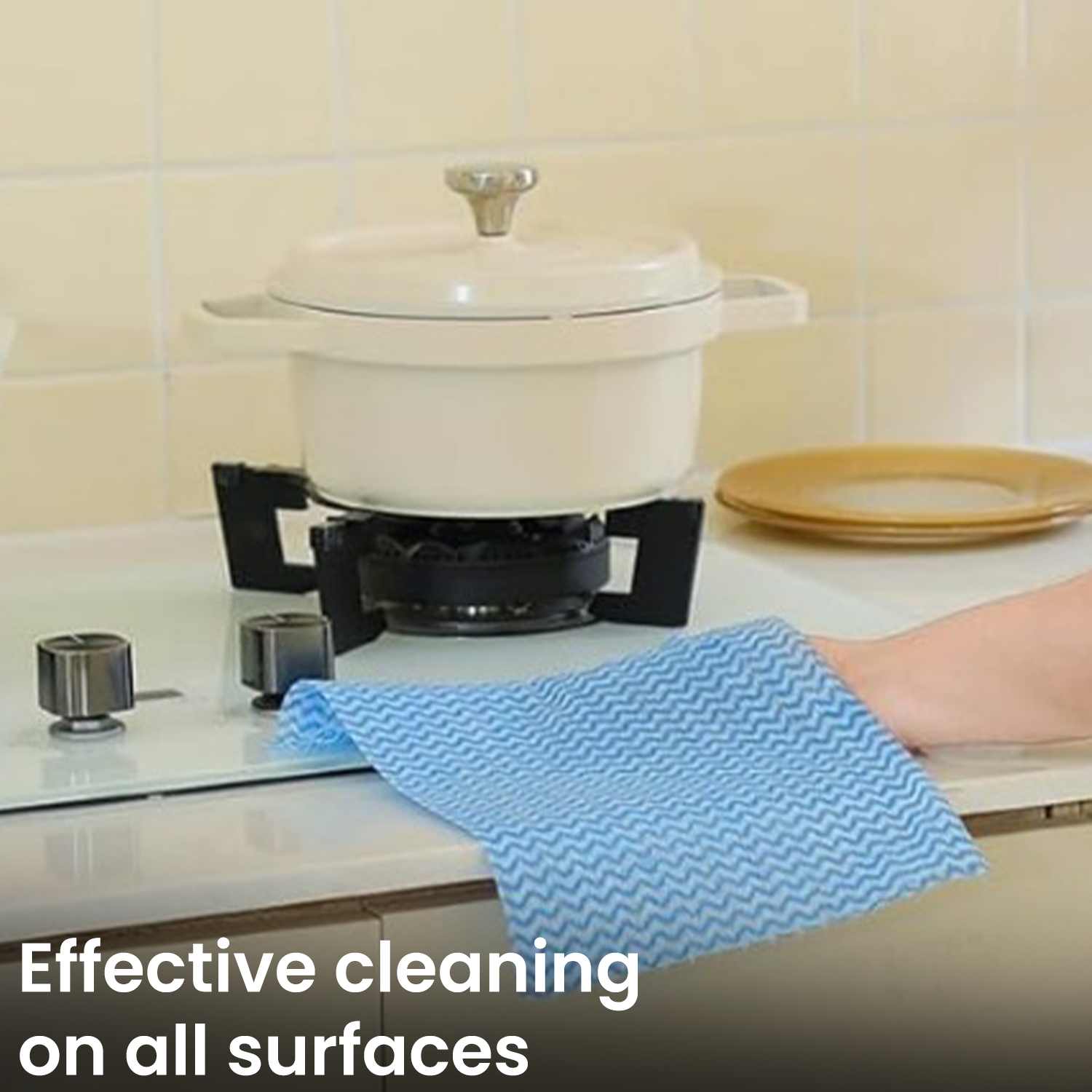 Kressa Non Woven Kitchen Towel Roll, Reusable & Super Absorbent - image 8