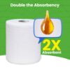 Kressa Jumbo Multipurpose Kitchen Tissue Roll, 2Ply, 300 Sheets Per Roll - image 6