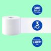 Kressa Finesse 3Ply Toilet Paper, 12 Rolls x 300 Pulls Per Roll - image 3