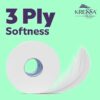 Kressa Finesse 3Ply Toilet Paper, 12 Rolls x 300 Pulls Per Roll - image 6