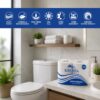 Kressa Bathroom Tissue Roll, 2 Ply, 2 Rolls x 240 Pulls Per Roll - image 7