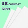 Kressa Finesse 3Ply Toilet Paper, 12 Rolls x 300 Pulls Per Roll - image 7