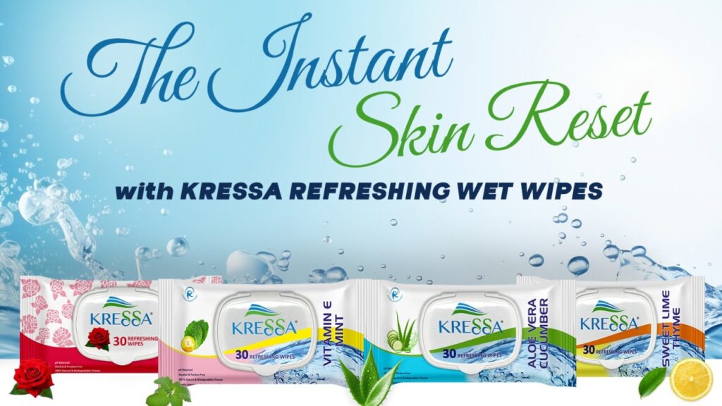 The Instant Skin Reset with Refreshing Wet Wipes for face