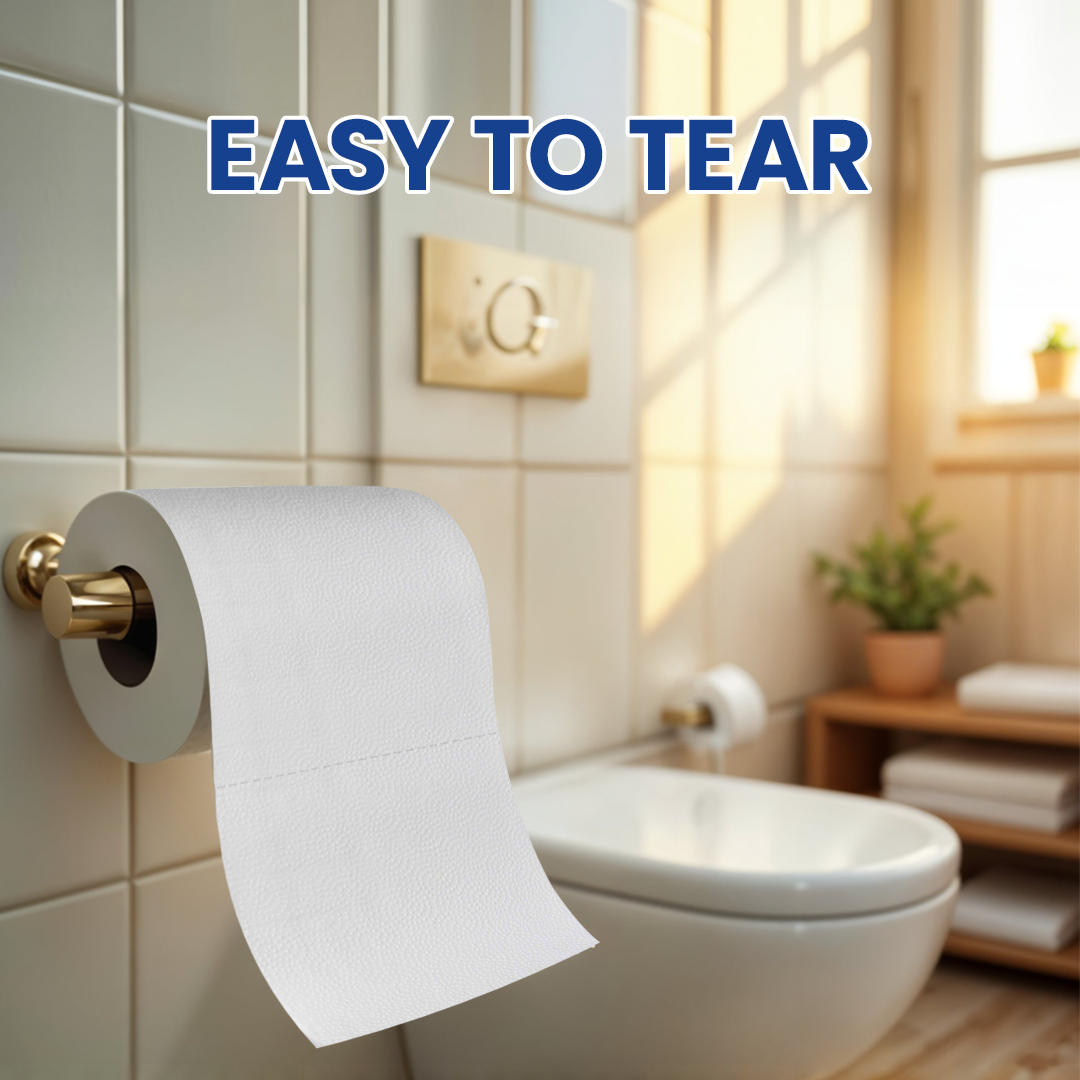 Kressa Toilet Tissue Roll, 2 Ply, 4 Rolls x 240 Pulls Per Roll - image 5