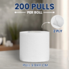 Kressa Bathroom Tissue Roll, 2 Ply, 6 Rolls x 200 Pulls Per Roll - image 2