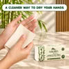 Kressa Konserve Bamboo M Fold Towels, Unbleached 125 pulls Per Pack - image 3