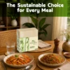 Kressa Konserve Bamboo Napkins, 2Ply, 50 Pulls, Eco-Friendly, Unbleached, Food Safe - image 6